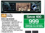 Muller & Haupt DVD Car Radio AX-3314