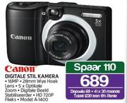Canon Digitale Still Kamera A-1400