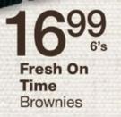 Fresh On Time Brownies-6's