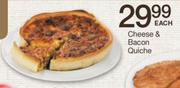 Cheese & Bacon Quiche