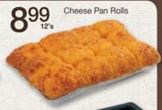 Cheese Pan Rolls-12's