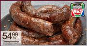 Championship Boerewors(Thick)-Per Kg