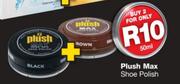 Plush Max Shoe Polish-2x50ml
