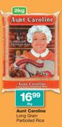 Aunt Caroline Long Grain Parboiled Rice-2Kg