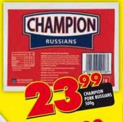 Champion Pork Russians-500G