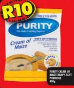 Purity Cream Of Maize Baby's Soft Porridge-400G
