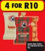 Bakers Mini Tennis/Eet-Slim-Mor Biscuits-4x40G