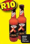 Minnies Sauces-250Ml Each