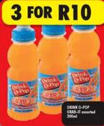 Drinks O-Pop Grab-It-3x300Ml