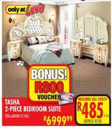 Tasha 2 Piece Bedroom Suite