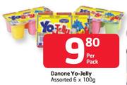 Danone Yo-Jelly Assorted-6x100g Per Pack