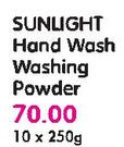 Sunlight Hand Wash Washing Powder-10x250g