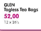 Glen Tagless Tea Bags-12X26's