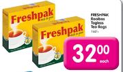 Freshpak Rooibos Tagless Tea Bags - 160's Each