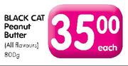 Black Cat Peanut Butter(All Flavours)-800g Each