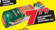 Sasko Homestyle/Standard Brown Bread-700gm