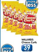 Willards Cheese Curls-5x150g