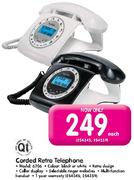 Corded Retro Telephone 6206-Each