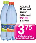 Aquelle Flavoured Water(All Flavours)-6x500Ml