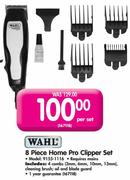 Wahl 8 Piece Home Pro Clipper Set 9155-1116-Per Set