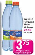 Aquelle Flavoured Water(All Flavours)-6x500ml