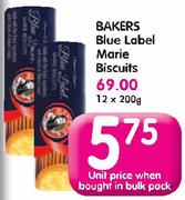 Bakers Blue Label Marie Biscuits-12x200g