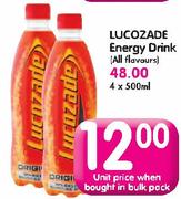 Lucozade Energy Drink(All Flavours)-4x500ml