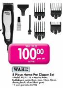 Wahl 8 Piece Home Pro Clipper Set 9155-1116-Per Set