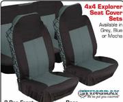 Stingrey 4x4 Explorer Rear Seat Cover Set