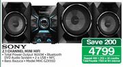 Sony  2.1 Channel Mini HiFi MHC-GZX55D