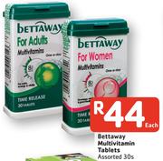 Bettaway Multivitamin Tablets Assorted 30'S