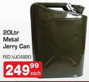 20L Metal Jerry Can(FED.VJC4820)-Each