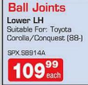 Ball Joints Lower LH(SPX.SB914A)-Each