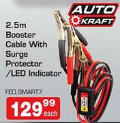 Booster Cable With Surge Protector LED Indicator(FED.SMART7)-2.5m