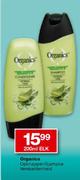 Organics Opknapper/Sjampoe-Verskeidenheid-200ml Elk