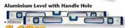Aluminium Level With Handle Hole WMAL147-1200mm