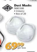 MTS Dust Masks DOR1500
