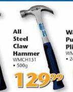 All Steel Claw Hammer WMCH151-500g