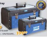 Worksman Toolbox With Tray WMTB3089-470x250x210mm