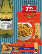 Fatti's & Moni's Spaghetti/Macroni-500g Each