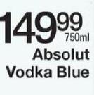 Absolut Vodka Blue-750ML