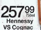 Hennessy VS Cognac-750ML