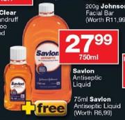 Savlon Antiseptic Liquid-750ml