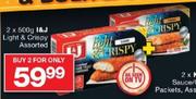 I&J Light & Crispy Assorted-2 x 500g