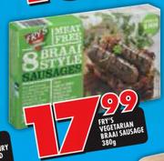 Fry's Vegetarian Braai Sausage-380g