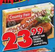 Country Fair Chicken Steaklets Assorted-400g