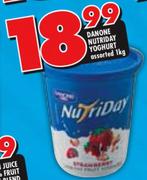 Danone Nutriday Yoghurt Assorted-1kg