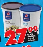 Clover Feta Plain Assorted-400g Each