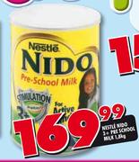 Nestle Nido 3+ Pre School Milk-1.8kg