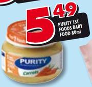 Purity Ist Foods Baby Food-80ml